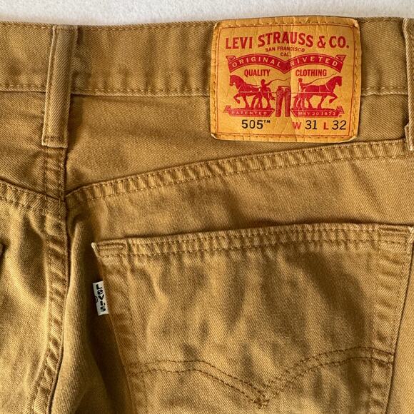 Levi's 31x32 Khaki 505’s Pants - Picture 5 of 6